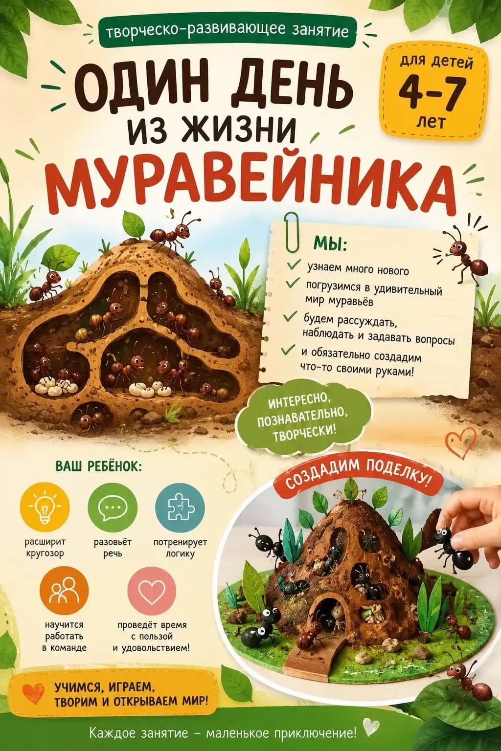 Один день из жизни муравейника